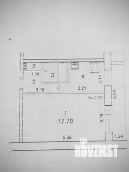 1-к квартира, вторичка, 29м2, 6/9 этаж