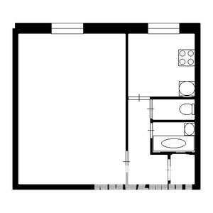 1-к квартира, вторичка, 35м2, 5/5 этаж