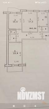 3-к квартира, вторичка, 65м2, 6/9 этаж
