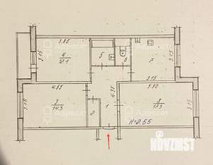3-к квартира, вторичка, 70м2, 1/9 этаж