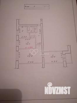 3-к квартира, вторичка, 57м2, 3/9 этаж