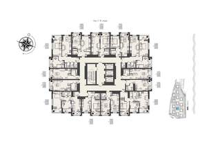 2-к квартира, вторичка, 51м2, 12/17 этаж