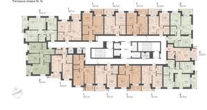 2-к квартира, вторичка, 56м2, 14/22 этаж