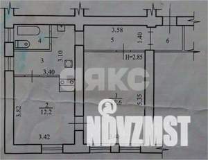 2-к квартира, вторичка, 48м2, 2/2 этаж
