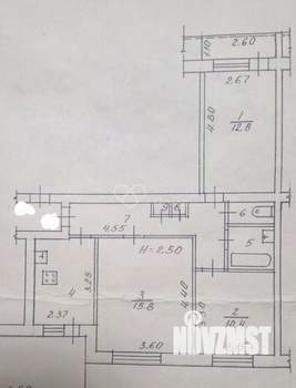 3-к квартира, вторичка, 61м2, 2/9 этаж