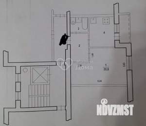 1-к квартира, вторичка, 38м2, 8/9 этаж