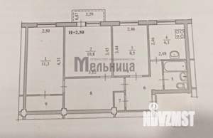 3-к квартира, вторичка, 56м2, 4/5 этаж
