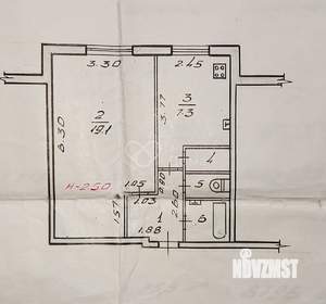 1-к квартира, вторичка, 35м2, 2/5 этаж