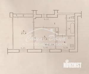 2-к квартира, вторичка, 56м2, 5/5 этаж