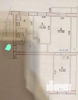 3-к квартира, вторичка, 59м2, 5/5 этаж