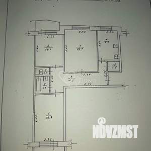 3-к квартира, вторичка, 68м2, 8/9 этаж