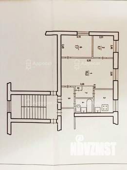 2-к квартира, вторичка, 42м2, 2/5 этаж