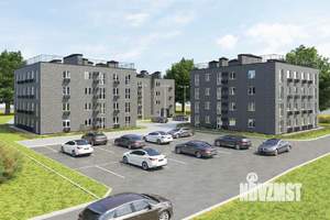 1-к квартира, строящийся дом, 35м2, 2/4 этаж