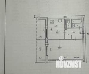 1-к квартира, вторичка, 48м2, 15/18 этаж
