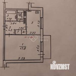 1-к квартира, вторичка, 34м2, 2/16 этаж