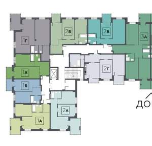 2-к квартира, вторичка, 53м2, 5/6 этаж