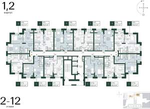 1-к квартира, вторичка, 44м2, 2/24 этаж