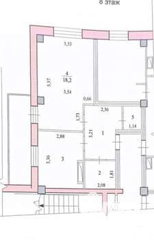 1-к квартира, вторичка, 47м2, 8/16 этаж