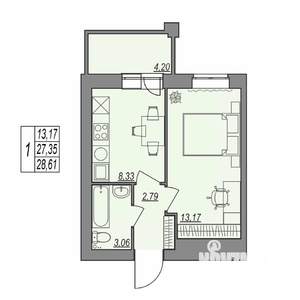 Фото квартиры на продажу (1)