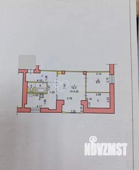 2-к квартира, вторичка, 52м2, 3/4 этаж