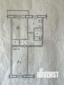 2-к квартира, вторичка, 48м2, 5/5 этаж