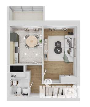 1-к квартира, вторичка, 40м2, 13/16 этаж