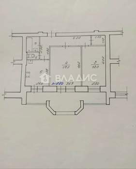 2-к квартира, вторичка, 60м2, 15/16 этаж