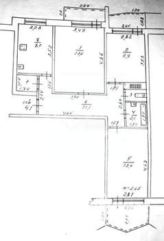 3-к квартира, вторичка, 69м2, 2/9 этаж