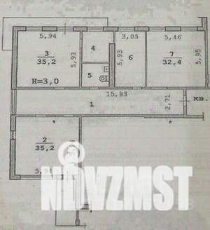 3-к квартира, вторичка, 192м2, 16/22 этаж