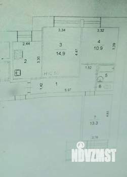 3-к квартира, вторичка, 65м2, 1/10 этаж