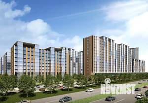 2-к квартира, строящийся дом, 61м2, 16/19 этаж