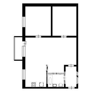 2-к квартира, вторичка, 45м2, 5/9 этаж