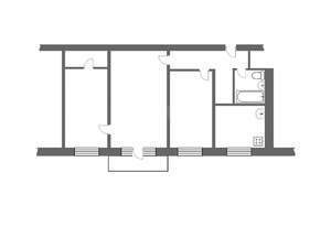 3-к квартира, вторичка, 58м2, 5/9 этаж