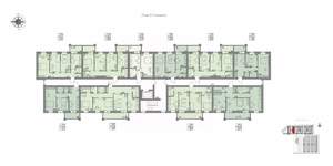3-к квартира, строящийся дом, 59м2, 7/7 этаж