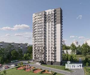 2-к квартира, строящийся дом, 60м2, 19/19 этаж