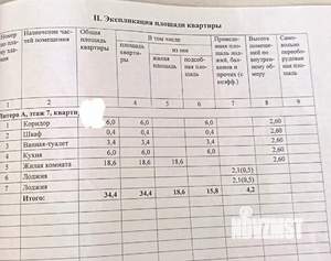 1-к квартира, вторичка, 39м2, 7/10 этаж