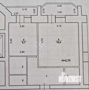 1-к квартира, вторичка, 44м2, 8/11 этаж