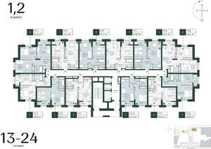 1-к квартира, вторичка, 37м2, 20/24 этаж