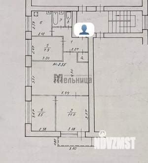 4-к квартира, вторичка, 65м2, 2/5 этаж