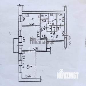2-к квартира, вторичка, 54м2, 5/5 этаж