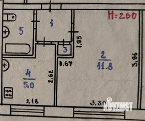 1-к квартира, вторичка, 22м2, 1/5 этаж