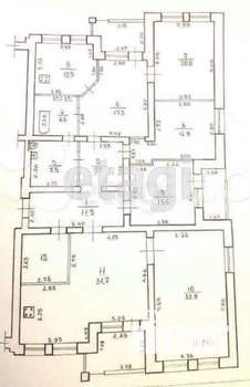 6-к квартира, вторичка, 230м2, 4/7 этаж