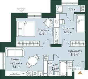 Фото квартиры на продажу (1)