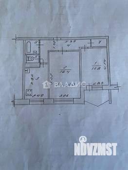 2-к квартира, вторичка, 52м2, 9/9 этаж