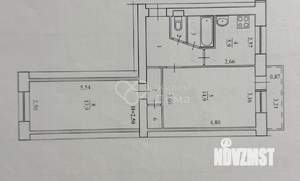 2-к квартира, вторичка, 45м2, 5/5 этаж