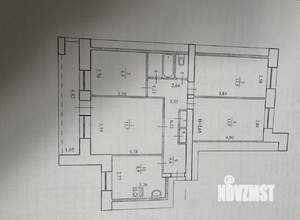 4-к квартира, вторичка, 77м2, 2/9 этаж