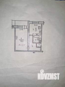 1-к квартира, вторичка, 33м2, 1/9 этаж