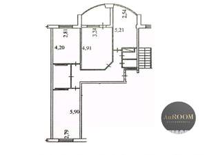 3-к квартира, вторичка, 74м2, 10/10 этаж