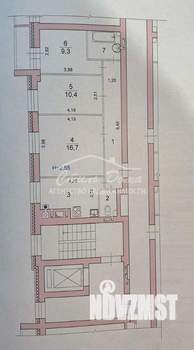 3-к квартира, вторичка, 62м2, 4/10 этаж