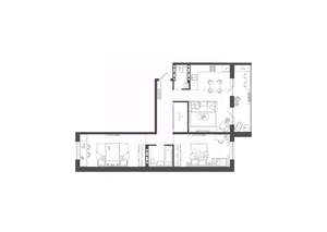 3-к квартира, строящийся дом, 74м2, 1/10 этаж